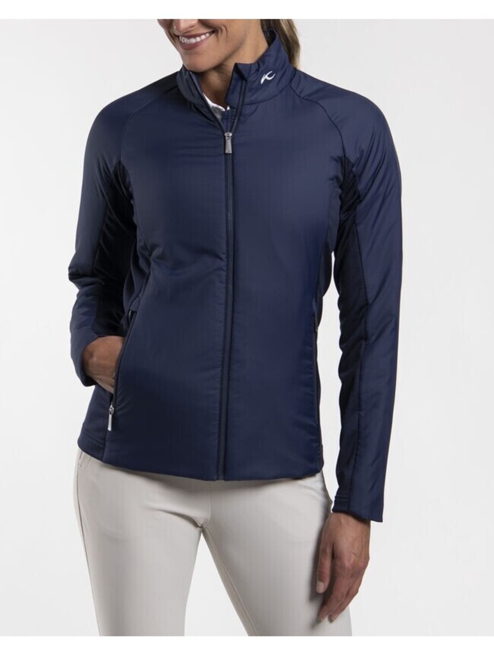 KJUS Women's Radiation Jacket Size 44 / 2XL Navy Blue